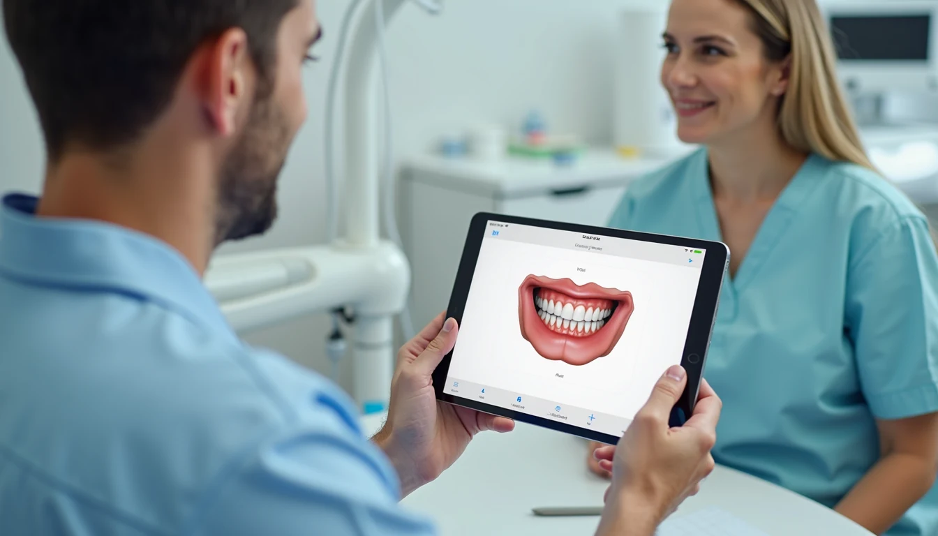 Gülüş estetiği tasarımı tavsiyesi için hasta ve diş hekimi değerlendirmesi