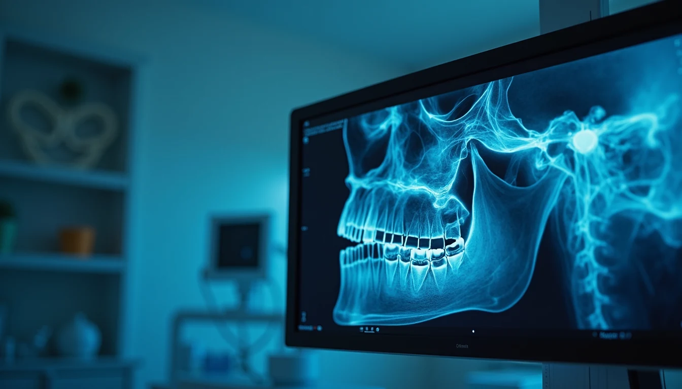 Çene eklemi temporomandibular eklem panoramik röntgen görüntüsü
