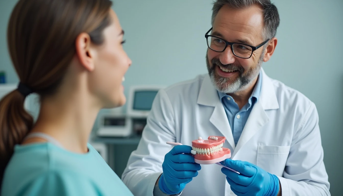 Diş eti sağlığı için doğru bakım önerilerini anlatan diş hekimi