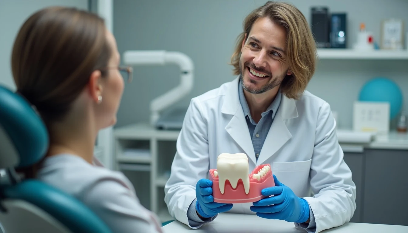 Kanal tedavisi sonrası bakım ve kontrol önerilerini anlatan diş hekimi